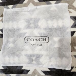 Coach Dust Bag White Color 15"x17"